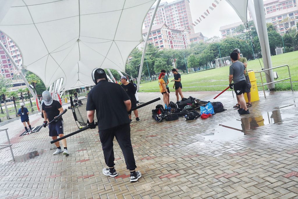 Session on a rainy Sunday at Bishan Active Park